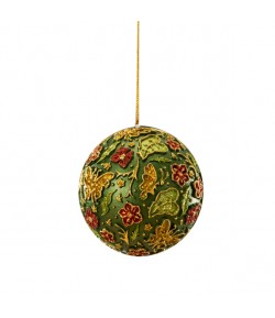 Palla di Natale Lamart in resina verde 10 cm  1022244