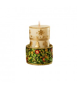 Porta bottiglia Natale Lamart in resina verde 9,5x6 cm   1022271