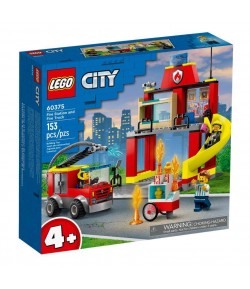 Lego City Caserma dei pompieri e autopompa 60375