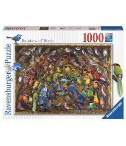 Puzzle Ravensburger Arcobaleno di uccelli 1000 pz 17478