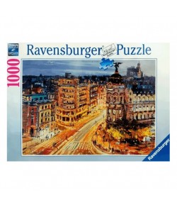 Puzzle Ravensburger Madrid, La gran via 1000 pz 17325