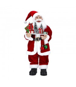 Babbo Natale Timstor con palle di Natale 60 cm 238020