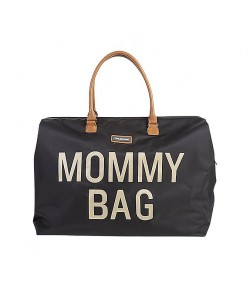 Mommy Bag borsa fasciatoio Childhome nero e oro CWMBBBLGO