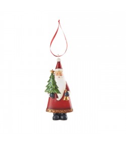 Decorazione pendente L'Oca Nera Babbo Natale alto 15h cm 1XM844.12