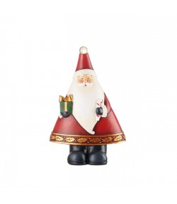 Decorazione da appoggio L'Oca Nera Babbo Natale con luce 23h cm 1XM844.14