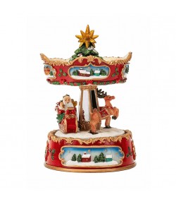 Carillon Natale Lamart con slitta 16,5 cm 1023140