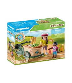 Contadina con bicicletta da carico Playmobil 71306