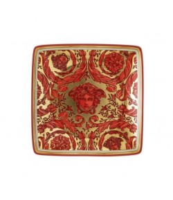 Coppetta quadrata Medusa Garland Red Versace Rosenthal 12cm 11940 409958 15253