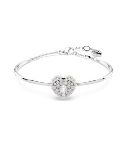 Bracciale Swarovski Hyperbola cuore bianco rodio 5684385