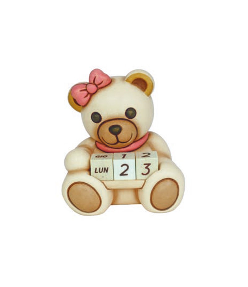 Bomboniera Thun Mini calendario Teddy lei C3151H93B