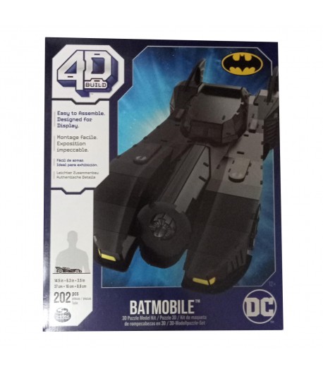 Puzzle 3D 4D Build Batmobile Retro Spin Master 01896