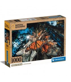 Puzzle Clementoni National Geographic Monarch Butterflies 1000 pz 39732