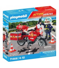 Playmobil Moto dei pompieri 71466