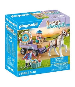 Carrozza con pony Playmobil Horses of Waterfall 71496