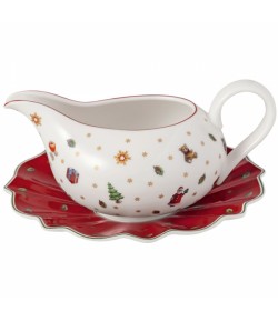 Salsiera con piattino Natale Villeroy & Boch Toy's Delight 14 8585 3401