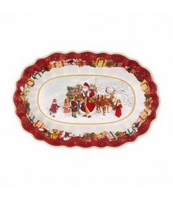 Ciotola grande ovale Babbo Natale Villeroy & Boch Toy's Fantasy 14 8332 2556