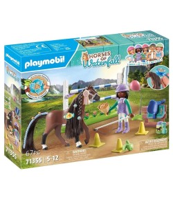 Percorso a ostacoli per torneo Playmobil Horses of Waterfall 71355