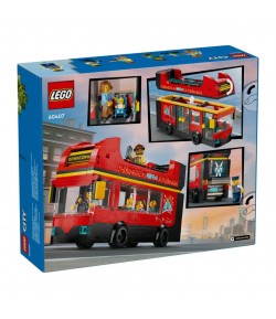 Lego City Autobus turistico rosso a due piani 60407