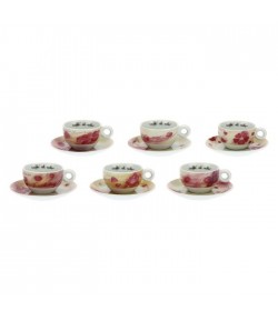 Set 6 tazzine espresso Thun Amore Primavera  P3356R56