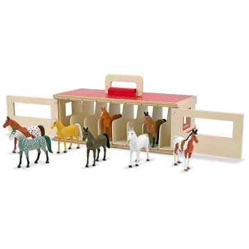 Stalla cavalli in legno Melissa & Doug 03744