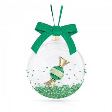 Decorazione pallina Natale Swarovski Holiday Cheers Dulcis verde 5688312