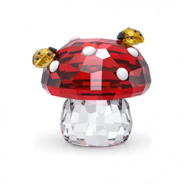 Decorazione fungo e coccinelle Natale Swarovski Idyllia 5683436