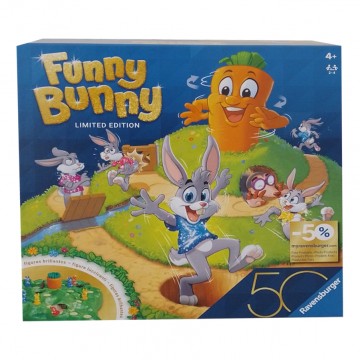 Gioco da tavolo Funny Bunny 50° anniversario Ravensburger 23009