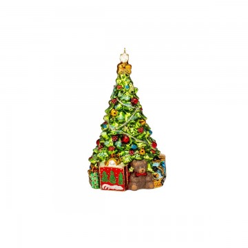 Decorazione Natale in vetro Lamart albero 18 cm 1024617