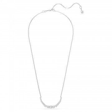 Collana Swarovski Matrix bianca placcata rodio 5705396