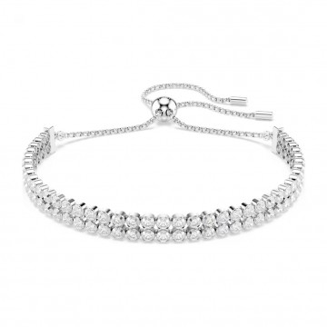 Bracciale Swarovski doppio filo Re Matrix M bianco placcato rodio 5678252