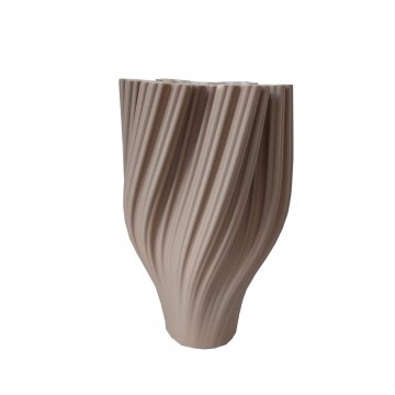 Vaso da fiori Lamart Form3 32 cm taupe scuro 1038241