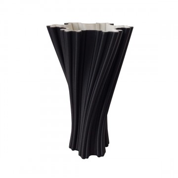 Vaso da fiori Lamart Form3 32 cm nero 1038243