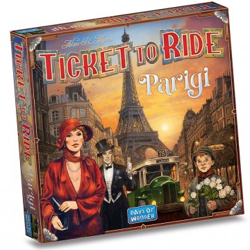 Gioco da tavolo Ticket to ride Parigi Asmodee 20666