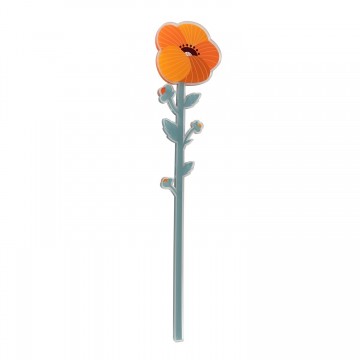 Fiore Gardenia arancio Vesta in acrilico grande 55.5 cm 04341.50