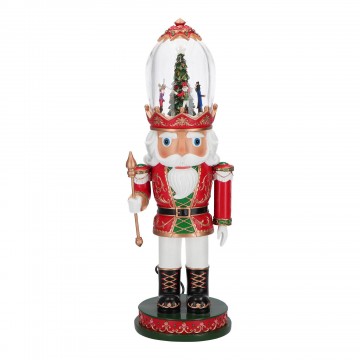 Soldatino Schiaccianoci Timstor con globo in testa e led multicolor 250282
