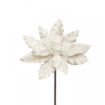 Fiore natalizio Stella di Natale bianca L'Oca Nera 1XM1104.11