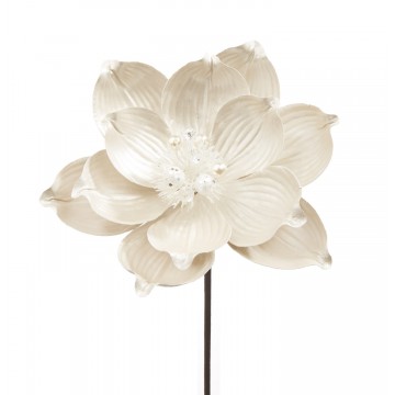 Fiore natalizio Rosa bianca L'Oca Nera 1XM1104.10