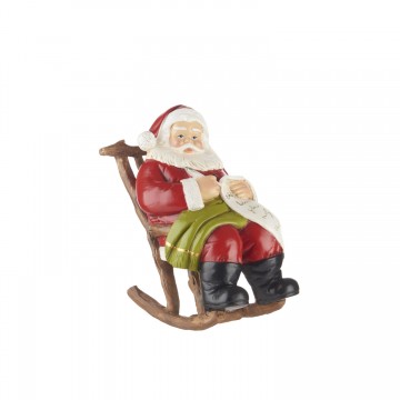 Babbo Natale su sedia a dondolo L'Oca Nera Regali per tutti 1XM1063.13
