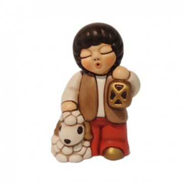 Bimbo con lanterna Thun Presepe Classico rosso T10383280A82