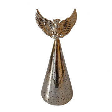 Angelo Natale Mascagni 21.5 cm con led oro C3123 B