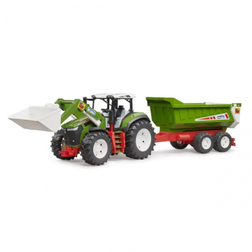 Bruder Roadmax Trattore con benna e rimorchio 2+ 03452