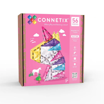 Connetix costruzioni Unicorno Glitter 56 pz CT-G-00054-GU