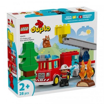 LEGO Duplo Autopompa con manichetta e pompiere 10473