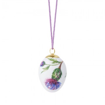 Uovo di Pasqua cardo Royal Copenhagen 2026 fiore grande 1083130