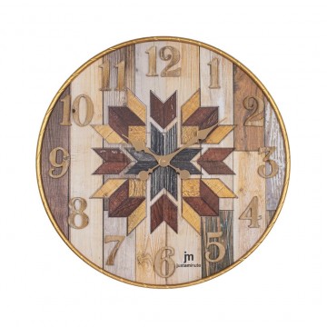 Orologio da parete Lowell metallo/MDF 60 cm 21575