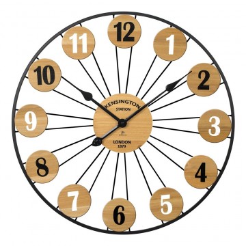 Orologio da parete Lowell metallo 60 cm 21571