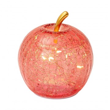 Mela con led Lamart 12 cm fucsia 1038391