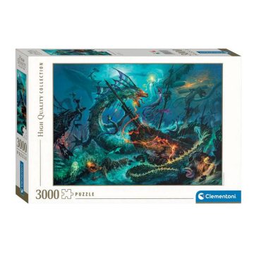 Puzzle Battaglia sottomarina 3000 pz Clementoni 33023