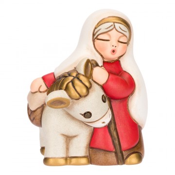 Nonna con asino Thun Presepe Classico rosso T11660280A82
