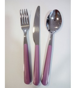 Posate Zero Domus & Design 24 pezzi colore lilla 80 B24ZE/LL